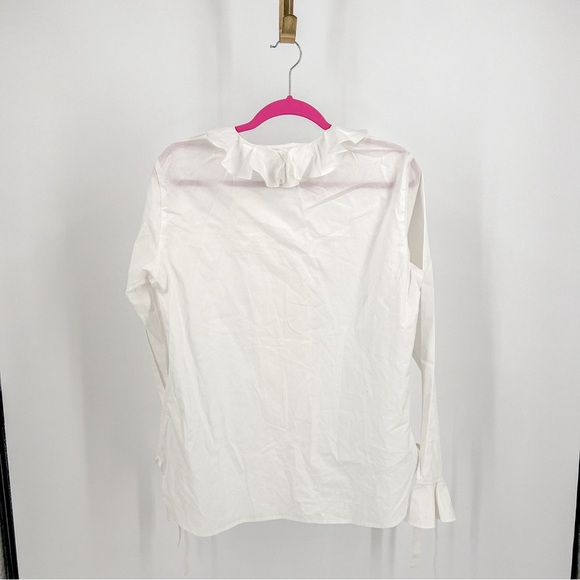 JW ANDERSON White Ruffle Blouse - Picture 4 of 6